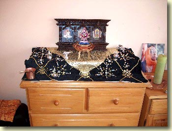 The altar to Nila Sudarsana