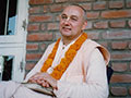 Mayapur 1993 brick backdrop BDP