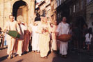 Prague 1995 Street Harinama