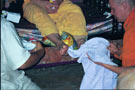 Vyasa Puja 1997 Simhachalam Feet Bathing